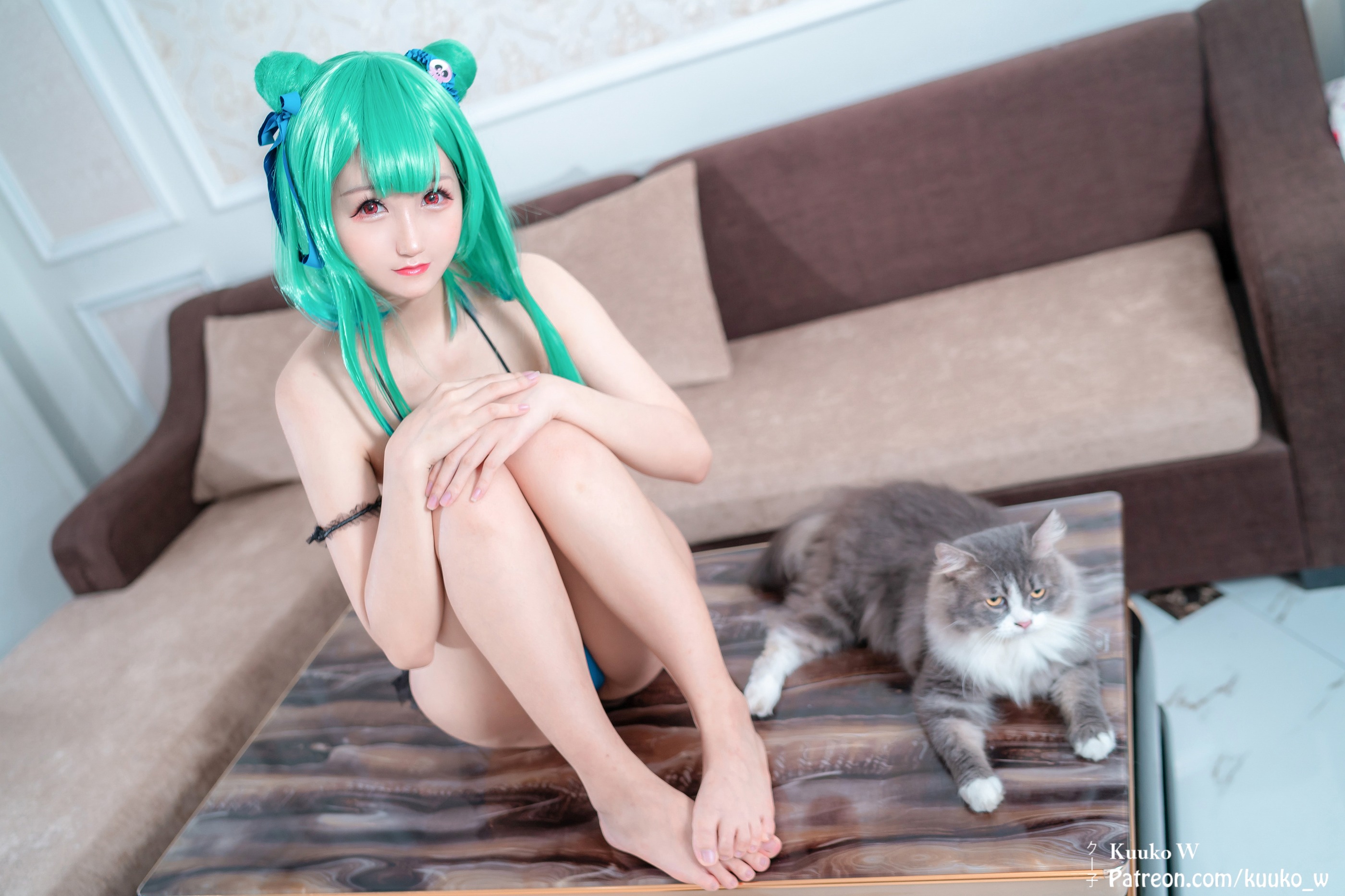 图片[1]-Kuuko W – NO.036 Rushia[16P]-XikXak